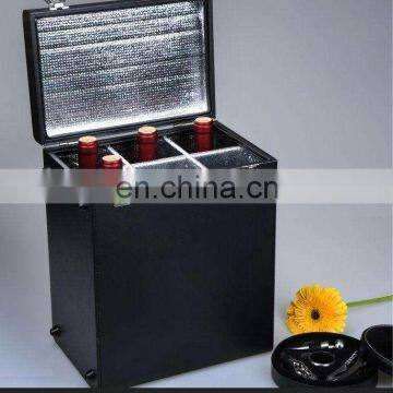 Senior Business White Wine Suitcase,6 Aluminum Wine Bottles Trolley Case/wine Bottle Display Case photo-5