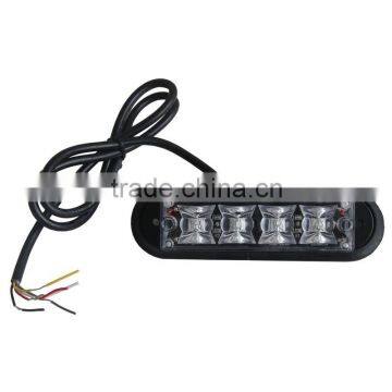 Amber led strobe lights 12V 3LEDS Clear Surface