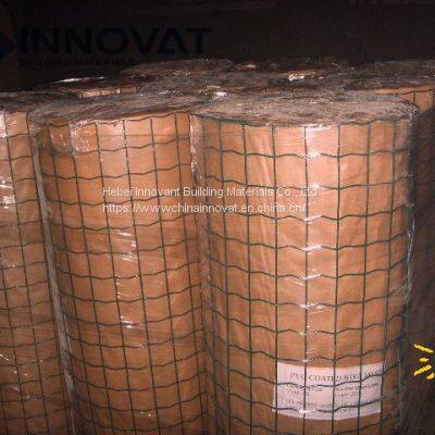 Pvc Wire Mesh Roll/plastic Coated Welded Wire Mesh/green Color Welded Wire Mesh photo-3