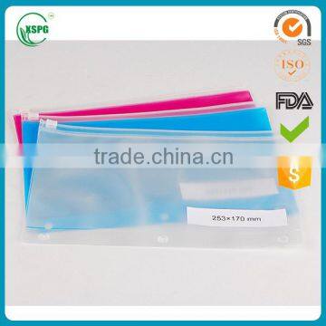 Wholesale PVC Document Bag with Slider Zipper, Pencil Case