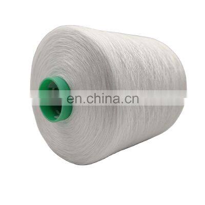 Supplier Poly Poly Core Spun Thread Raw White Sewing Thread For Garments