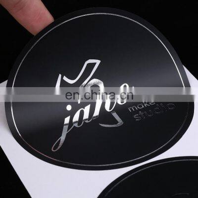 customized packaging and labeling private label eyelash packaging box stickers printing art paper packaging label (old)