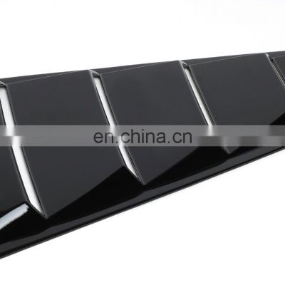 Changzhou Honghang Factory selling Matt Black Side Shade Guard Window Scoop Louver Trim For Mustang 2005-2014