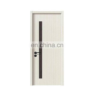 Commercial white oak solid security bedroom apartment bathroom wooden core door European style best price interior wood door