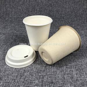 Custom printed eco friendly 16 oz Compostable NoTree Paper Hot or Cold Cup