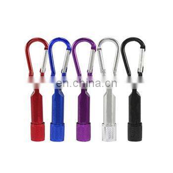 Wholesale Torch Led Keychain ,Carabiner Metal Keychain,Keychain with Led Light