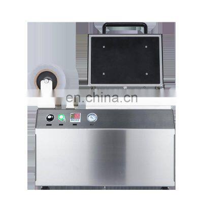 vacuum packed ready meal tray sealing machine vacuum skin packaging machine tray sealer cooked food vacuum skin packing machine