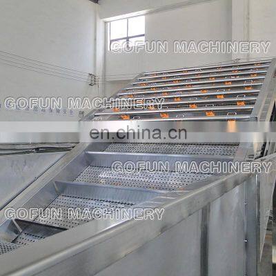 SUS 304 Stainless Steel High Quality Fruit and Vegetable Washing Machine for Mango/tomato/pear/kiwifruit photo-4