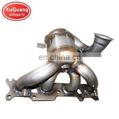 Direct fit Three-way Exhaust manifold catalytic converter for Citroen C5  2.0