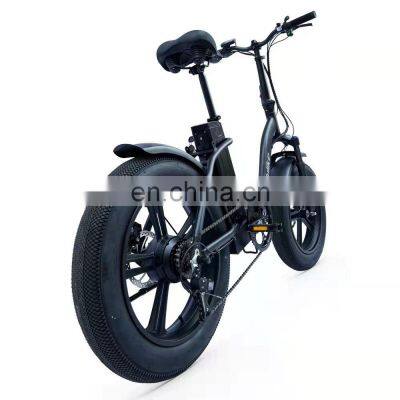 48v 500w Big Power 20 Inch Folding Fat Tire Electric Bike/snow Ebike photo-5