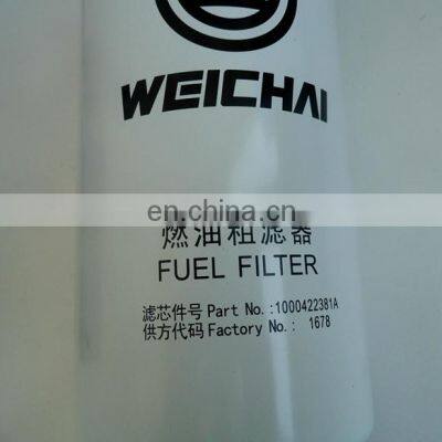 Xcmg Zl50g Wheel Loader Parts Weichai Engine Fuel Oil Filter