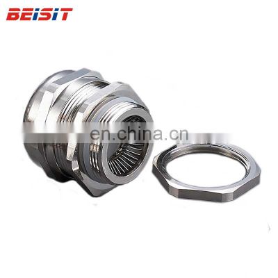 Brass Metal Emc Flexible Conduit Adaptor Connector Armoured Cable Gland M16x15