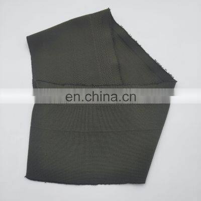 String Elastic Good-feeling Ribbing 1X1 2X2 Polyester Rib Knit Fabric Twist Knitted Cuffs Rib photo-3