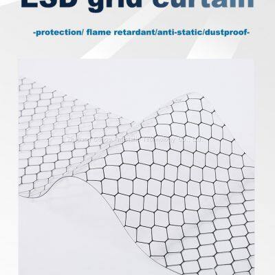 Esd Anti Static Pvc Grid Curtain photo-2