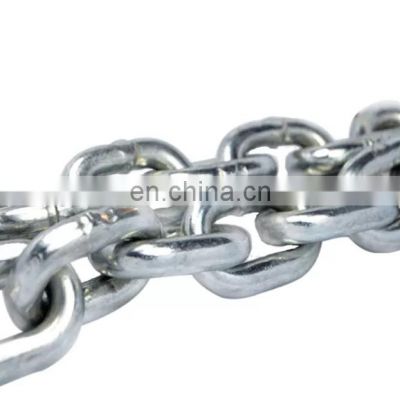 JRSGS High Quality Stainless Steel 304/316 Steel Electric Galvanized Din766 Link Chain For Wholesale