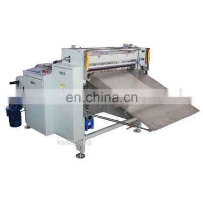 Automatic nonwoven/textile/spunbond roll cutting machine