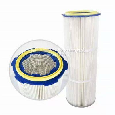 Dust filter element liu er quick disassembly dust filter cartridge quick disassembly plastic spray sand machine powder coating filter element-Fushunkang