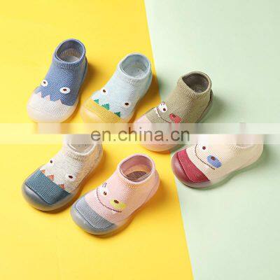 2022 Summer Baby Rubber Soles socks Girls Boys Shoes Newborn Landing Socks Non-slip Soft Socks Cartoon Children Gifts