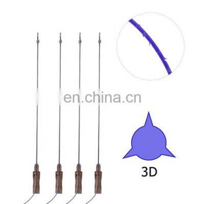 HDK Absorbable PCL PDO Twist Tornado Screw Lifting Threads Sharp Needle Rejuvenating Facelifting Fios 26G-27G photo-2