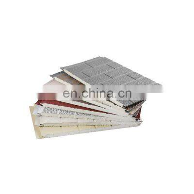 Polyurethane foam metal insulation board sandwich panels Carved Texture Great Wall Series exterior wall panels