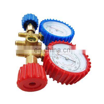 CT-536 A Brass Manifold Gauge Set HVAC Refrigeration System Auto Air Conditioner AC Charging Manifold Hvac Manifold Gauge photo-3