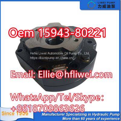 Since 1956 forklift spare parts hydraulic charge transmission oil pump 15943-80221