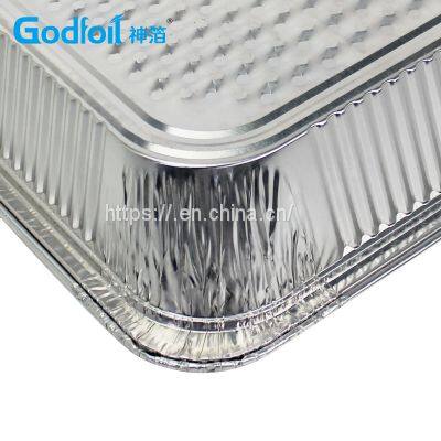 Rectanglar Aluminum Foil Container Wrinkle Wall Container photo-5