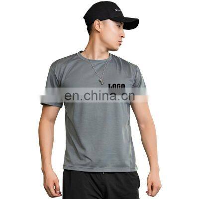 Plus Size Men's Outdoor Sportswear Quick Dry Mesh Short Sleeve Fitness Gym T Shirt Anti-pilling Workout Training Active Wear