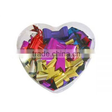 Metallic Handmade Butterfly Ribbon Decorative Bows For Christmas Gift Decoration