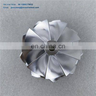 G30-770 Standard rotation  billet compressor wheel point milling 880693-5002S G30 770 880693 front wheel