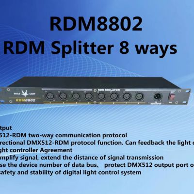 8-way RDM splitter