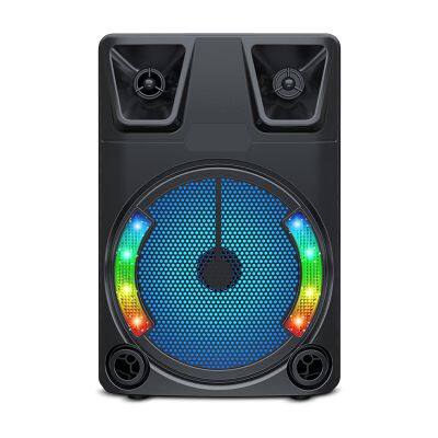 SING-E ZQS8145 8 Inch Portable BlueTooth Speaker With Colorful RGB Lights Support Type-c Charging Wired MIC Speaker