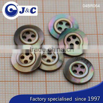 J&C Brown MOP Shell Buttons,pearl Shell Buttons for Fashion Shirt.BR062, BR064 photo-3