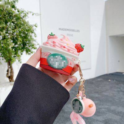 Over 1000 Patterns Custom 3D Ice Cream Cute Cartoons Silicone Earphone Accessories Protector Case for Airpods 3 Pro 2 Generation photo-5