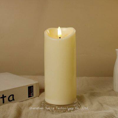 Bulk Flameless LED Candles Battery Operated With Remote & Timer – Real Wax Pillars in Decorative Sets/Packs, 4