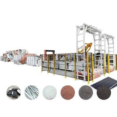 Solar Panel Crushing & Separation Unit Recycling Line