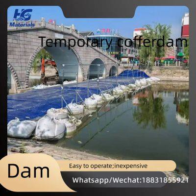 PVC Sub-Levee Flood Prevention Fire Water Storage Bag Temporary Cofferdam Dredging Mobile Water Barrier Portable Easy Installation