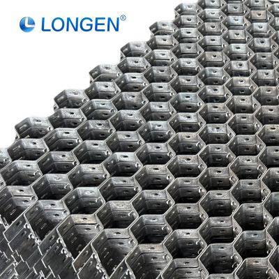 Welded Mesh Stainless Steel Wire 48mm Hexagonal Aperture Mild Carbon Steel Refractory Hex Metal SS316 Factory Direct for Flues