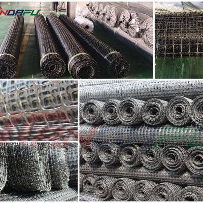 Wandafu Polypropylene Geogrid Fence Mining Reinforcement Pp Plastic Net Biaxial Geogrid photo-3