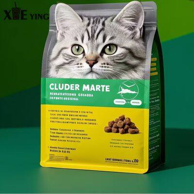 Factory Direct Sale Custom Large 20kg Recyclable Waterproof PET Food Bag OEM Dog/Cat Food Packaging Gravure Printing Surface