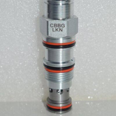 Pilot-Assisted Cartridge Valve, High-Quality Alloy Steel Throttle Type Durable Balance Valve CBBGLKN