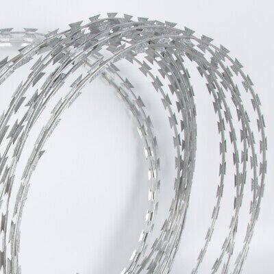 Dicke Rasierdrahtplatte mit drei Spiralen, umweltfreundliches Stacheldrahtgitter für Gefängnisse, geschweißtes Rasierdrahtgitter mit Spikes photo-2