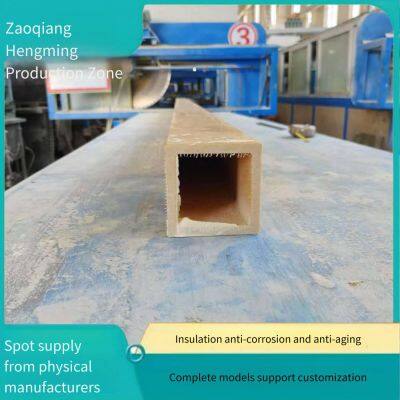 hengming piles, fiberglass reinforced square tubes, 100*100mm, customization available, factory inspection supported