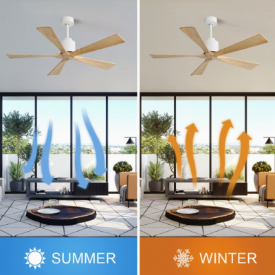 52 Inch Modern Nordic Minimalist Solid Wood Ceiling Fan American Engineering Fan Light Without Light（Wechat:13510231336）