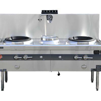 Stainless Steel Economic Two Woks One Warmer 1800x1000x800mm for High-Volume Cooking photo-3