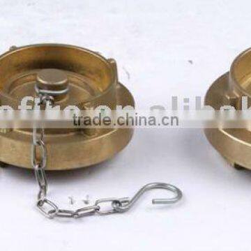 Brass storz cap with chain