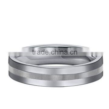 Tungsten Men's Wedding Striped Band 5mm online sale