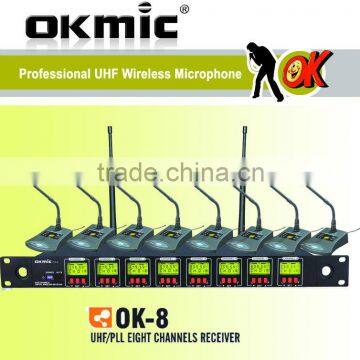 wireless conference microphone/wireless microphone for conference (8*32channels)