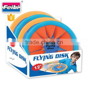 hot selling outdoor toys Fabric and EVA material frisbee flying disc