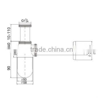 Kingchun Taizhou Free Sample Bottle Waste Wash Basin Traps for Basin Supplier's Choice photo-2